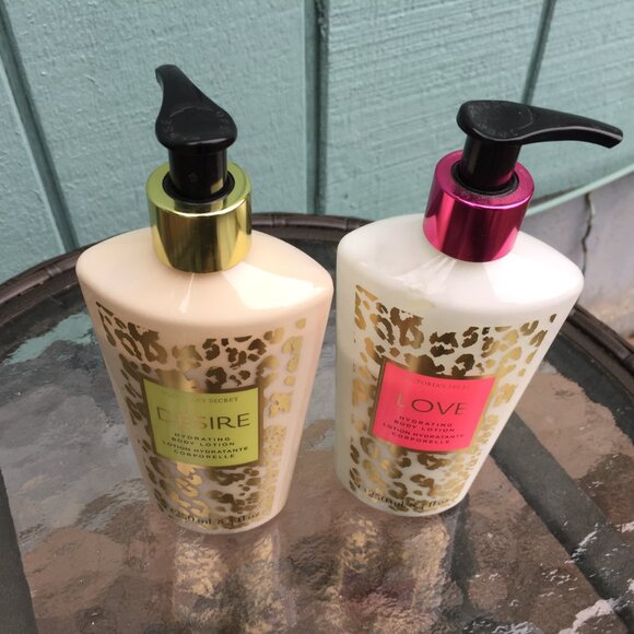 VS Victoria Secret Hydrating Body Lotion "Desire" & "Love" 8.4 oz PUMPS BROKE - Picture 4 of 4